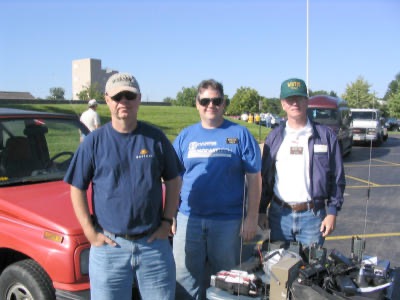 Jim WA8SDF, Russ WB8ZCC and Paul W8TM